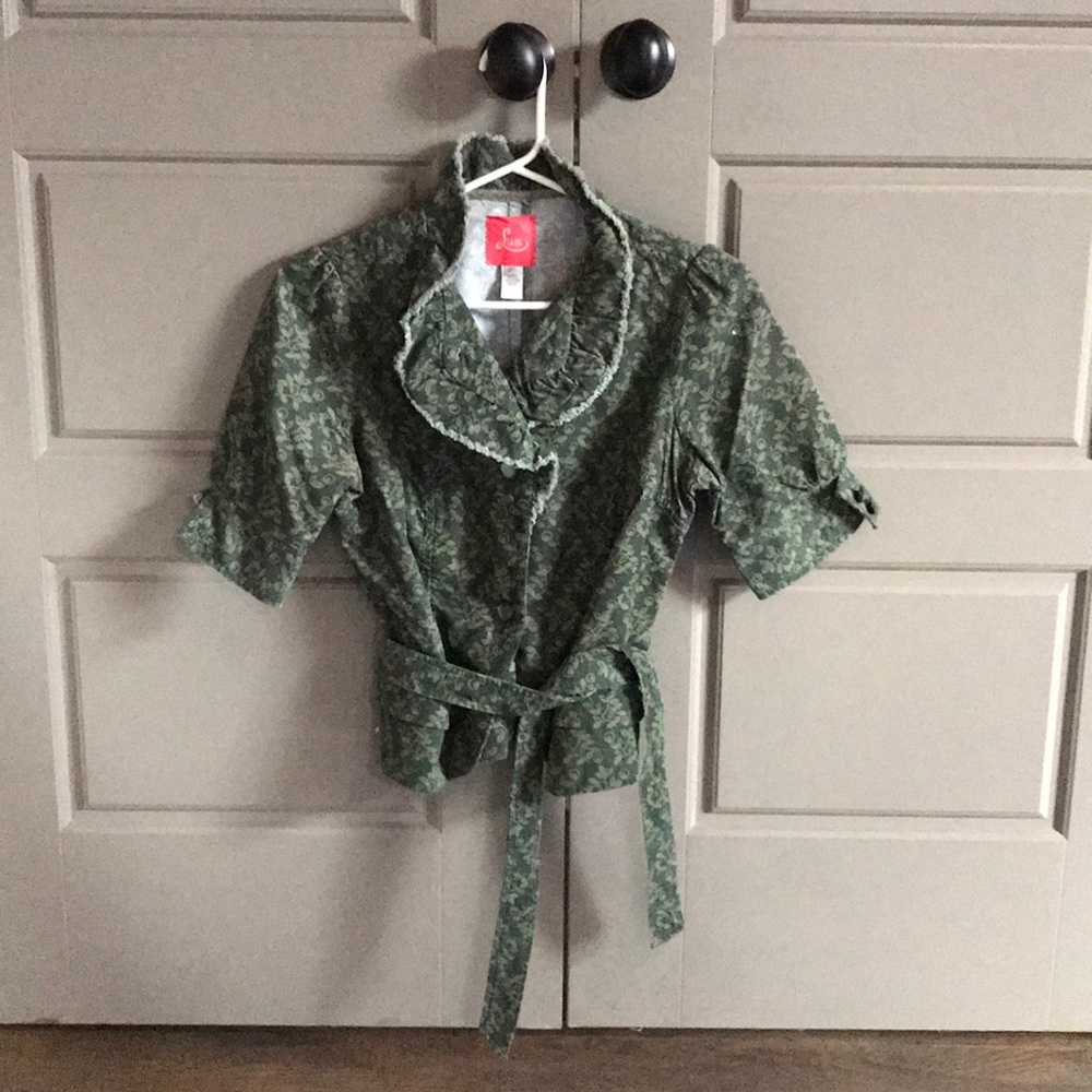 Corduroy fitted jacket